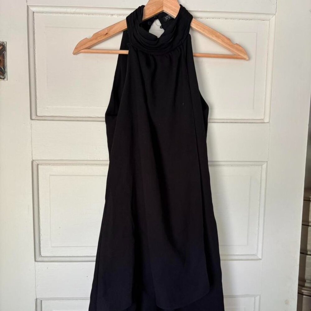 Vintage flowy black dress from Zara